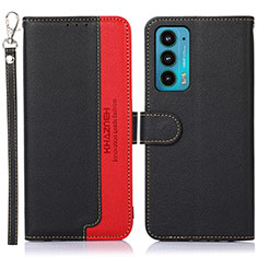 Coque Portefeuille Livre Cuir Etui Clapet A09D pour Motorola Moto Edge 20 5G Noir