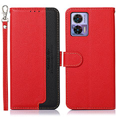 Coque Portefeuille Livre Cuir Etui Clapet A09D pour Motorola Moto Edge 30 Lite 5G Rouge