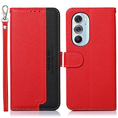 Coque Portefeuille Livre Cuir Etui Clapet A09D pour Motorola Moto Edge 30 Pro 5G Rouge