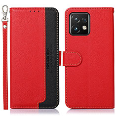 Coque Portefeuille Livre Cuir Etui Clapet A09D pour Motorola Moto Edge 40 Pro 5G Rouge