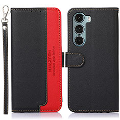 Coque Portefeuille Livre Cuir Etui Clapet A09D pour Motorola Moto Edge S30 5G Noir