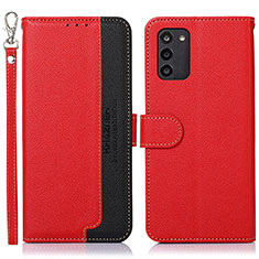 Coque Portefeuille Livre Cuir Etui Clapet A09D pour Nokia G100 Rouge