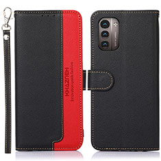 Coque Portefeuille Livre Cuir Etui Clapet A09D pour Nokia G11 Noir