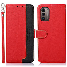 Coque Portefeuille Livre Cuir Etui Clapet A09D pour Nokia G11 Rouge