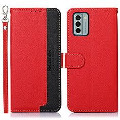 Coque Portefeuille Livre Cuir Etui Clapet A09D pour Nokia G22 Rouge