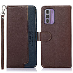 Coque Portefeuille Livre Cuir Etui Clapet A09D pour Nokia G310 5G Marron