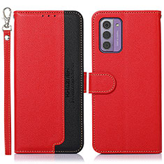 Coque Portefeuille Livre Cuir Etui Clapet A09D pour Nokia G310 5G Rouge