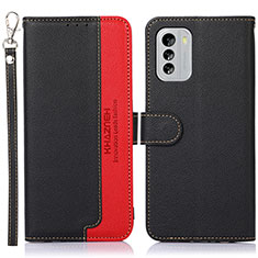 Coque Portefeuille Livre Cuir Etui Clapet A09D pour Nokia G60 5G Noir