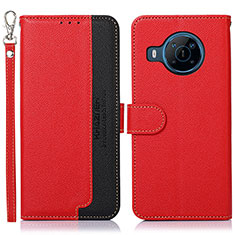 Coque Portefeuille Livre Cuir Etui Clapet A09D pour Nokia X100 5G Rouge