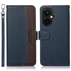 Coque Portefeuille Livre Cuir Etui Clapet A09D pour OnePlus Nord CE 3 5G Bleu