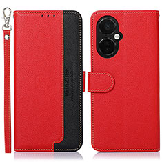 Coque Portefeuille Livre Cuir Etui Clapet A09D pour OnePlus Nord CE 3 Lite 5G Rouge