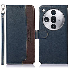 Coque Portefeuille Livre Cuir Etui Clapet A09D pour Oppo Find X7 5G Bleu