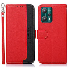 Coque Portefeuille Livre Cuir Etui Clapet A09D pour Realme 9 5G Rouge