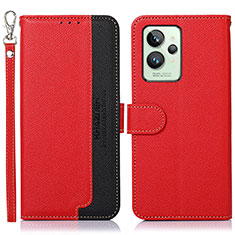 Coque Portefeuille Livre Cuir Etui Clapet A09D pour Realme GT2 Pro 5G Rouge