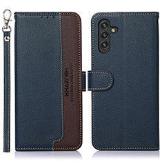 Coque Portefeuille Livre Cuir Etui Clapet A09D pour Samsung Galaxy A04s Bleu