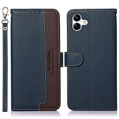 Coque Portefeuille Livre Cuir Etui Clapet A09D pour Samsung Galaxy A05 Bleu