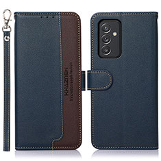 Coque Portefeuille Livre Cuir Etui Clapet A09D pour Samsung Galaxy A05s Bleu