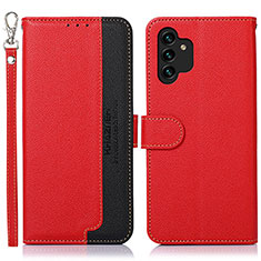 Coque Portefeuille Livre Cuir Etui Clapet A09D pour Samsung Galaxy A13 4G Rouge