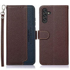 Coque Portefeuille Livre Cuir Etui Clapet A09D pour Samsung Galaxy A13 5G Marron