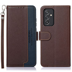 Coque Portefeuille Livre Cuir Etui Clapet A09D pour Samsung Galaxy A15 4G Marron