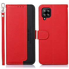 Coque Portefeuille Livre Cuir Etui Clapet A09D pour Samsung Galaxy A22 4G Rouge