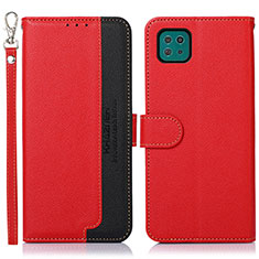Coque Portefeuille Livre Cuir Etui Clapet A09D pour Samsung Galaxy A22s 5G Rouge