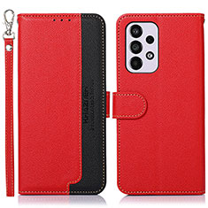 Coque Portefeuille Livre Cuir Etui Clapet A09D pour Samsung Galaxy A33 5G Rouge