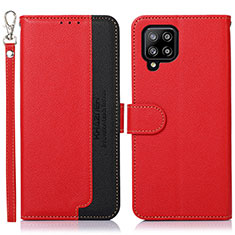 Coque Portefeuille Livre Cuir Etui Clapet A09D pour Samsung Galaxy A42 5G Rouge