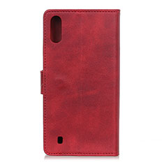 Coque Portefeuille Livre Cuir Etui Clapet A09D pour Samsung Galaxy M01 Rouge