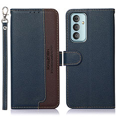 Coque Portefeuille Livre Cuir Etui Clapet A09D pour Samsung Galaxy M23 5G Bleu