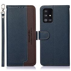 Coque Portefeuille Livre Cuir Etui Clapet A09D pour Samsung Galaxy M40S Bleu