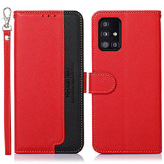 Coque Portefeuille Livre Cuir Etui Clapet A09D pour Samsung Galaxy M40S Rouge