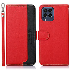 Coque Portefeuille Livre Cuir Etui Clapet A09D pour Samsung Galaxy M53 5G Rouge