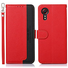 Coque Portefeuille Livre Cuir Etui Clapet A09D pour Samsung Galaxy XCover 5 SM-G525F Rouge