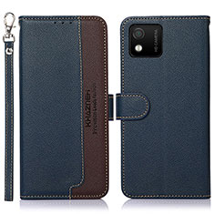 Coque Portefeuille Livre Cuir Etui Clapet A09D pour Wiko Y52 Bleu