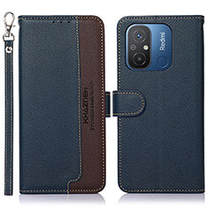 Coque Portefeuille Livre Cuir Etui Clapet A09D pour Xiaomi Redmi 11A 4G Bleu