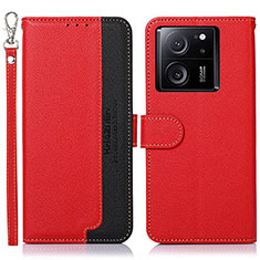 Coque Portefeuille Livre Cuir Etui Clapet A09D pour Xiaomi Redmi K60 Ultra 5G Rouge