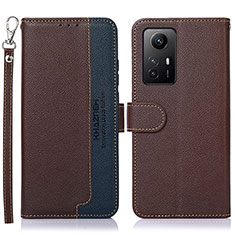 Coque Portefeuille Livre Cuir Etui Clapet A09D pour Xiaomi Redmi Note 12S Marron