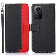 Coque Portefeuille Livre Cuir Etui Clapet A09D pour Xiaomi Redmi Note 12S Noir