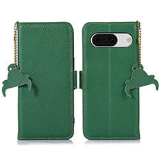 Coque Portefeuille Livre Cuir Etui Clapet A10D pour Google Pixel 8a 5G Vert