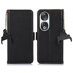 Coque Portefeuille Livre Cuir Etui Clapet A10D pour Huawei Honor 90 5G Noir