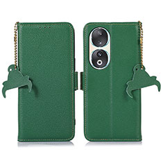 Coque Portefeuille Livre Cuir Etui Clapet A10D pour Huawei Honor 90 5G Vert