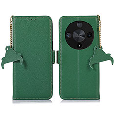 Coque Portefeuille Livre Cuir Etui Clapet A10D pour Huawei Honor Magic6 Lite 5G Vert