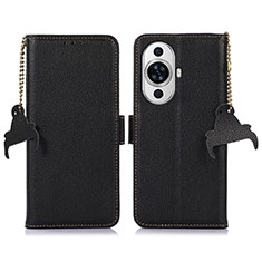 Coque Portefeuille Livre Cuir Etui Clapet A10D pour Huawei Nova 11 Ultra Noir