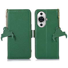 Coque Portefeuille Livre Cuir Etui Clapet A10D pour Huawei Nova 11 Vert