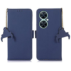 Coque Portefeuille Livre Cuir Etui Clapet A10D pour Huawei Nova 11i Bleu