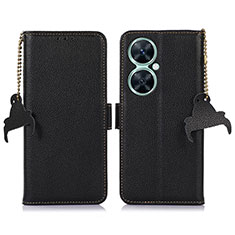 Coque Portefeuille Livre Cuir Etui Clapet A10D pour Huawei Nova 11i Noir