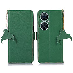 Coque Portefeuille Livre Cuir Etui Clapet A10D pour Huawei Nova 11i Vert