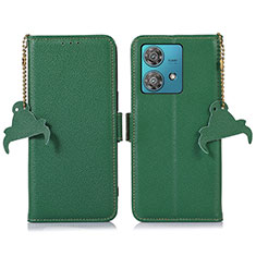 Coque Portefeuille Livre Cuir Etui Clapet A10D pour Motorola Moto Edge 40 Neo 5G Vert