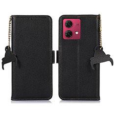 Coque Portefeuille Livre Cuir Etui Clapet A10D pour Motorola Moto G84 5G Noir